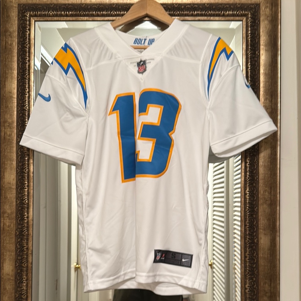 White and Blue NFL Jersey